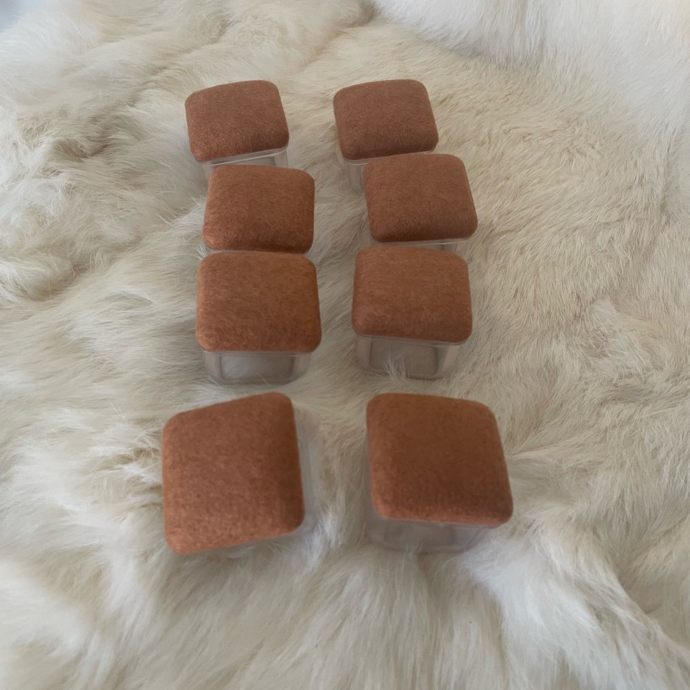 8 Never Used Square Chair Leg Protectors
